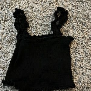 wrinkly strap tank top